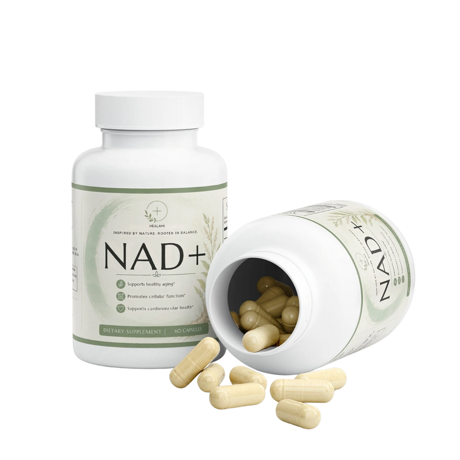 Healami NAD+ product bottle